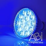 ABI True 24W Blue LED PAR38 Grow Light for Aquarium and Plant Growth (450-460nm)