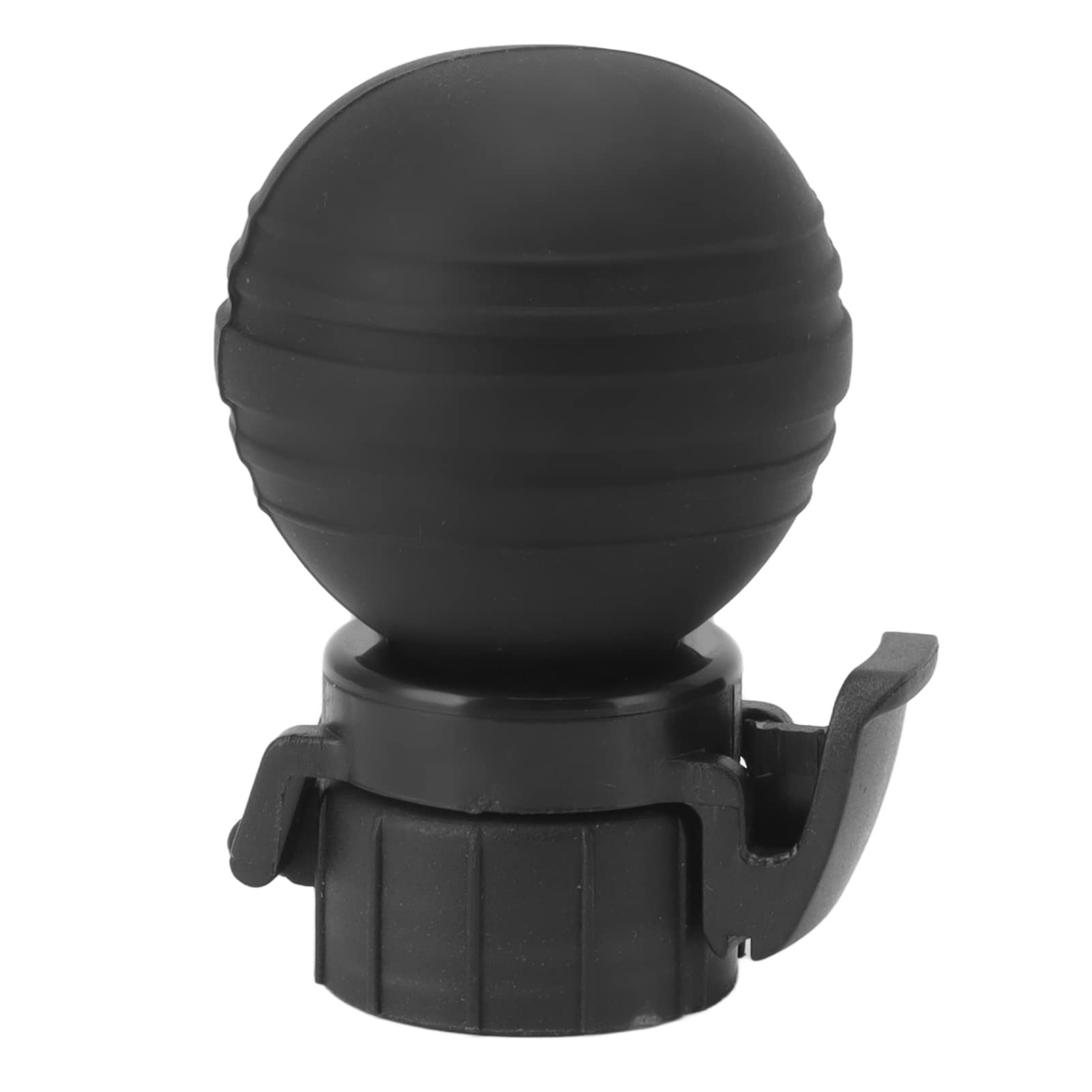 Focket Bottle Pump Cap, Fizz Keeper, Bottle Stopper, Wine Vaccum Stoppers with Pump for Champagne, Soda Bottle Saver Stopper Vacuum Carbonated Pressure Cap (Black)