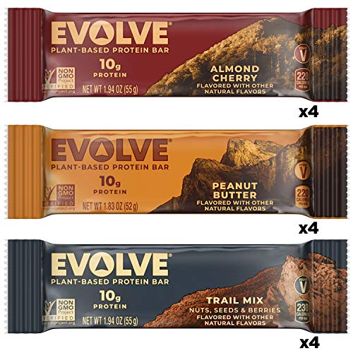 Evolve-Plant-Based-Protein-Bars-Variety-Pack-10g-Protein-183oz-12-Count