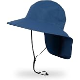 Sunday Afternoons Ultra Adventure Storm Hat, Waterproof, UPF 50+ | Waterproof seam-taped fabric, UPF 50+, Reverse Split Brim, neck cape, reinforced brim, bluesign mesh liner, adjustable sizing