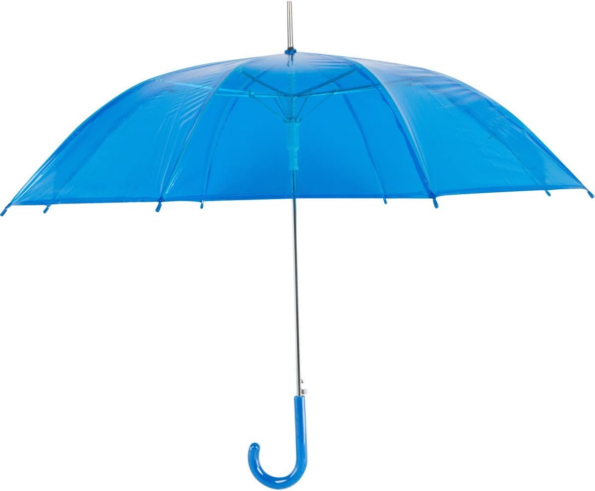 Cloak Umbrellas Auto Open Transparent, Blue
