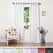 Best Home Fashion Crushed Voile Sheer Curtains - Antique Bronze Grommet Top - White - 52