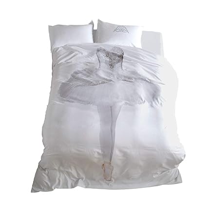 Amazon Com Domyfit Duvet Cover Set Astronaut Ballet Pattern Bed