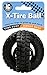 Pet Qwerks X-Tire Ball Dog Toys - Jingle Interactive Chew Toy - Small