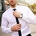 BUREI Men's Sports Chronograph Watch Stainless Steel Analog Quartz Stopwatchwith Brown Leather