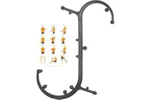 GOHIKING Trigger Point Massager for Neck and Back, Handheld Manual Self Massage Tool, Lower Back and Shoulder Massager, Myofascial Release - Deep Muscle Massage