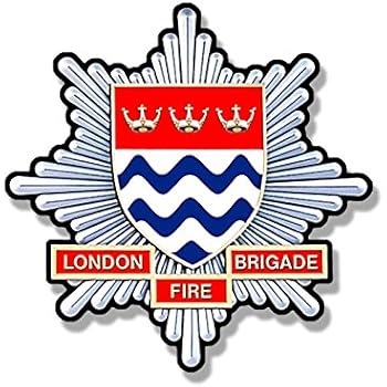 Amazon.com: American Vinyl London FIRE Brigade Badge ...