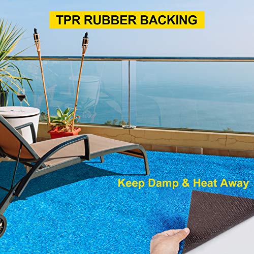 VEVOR Artificial Grass Turf, 6ft x 20ft Outdoor Artificial Turf, 1/4