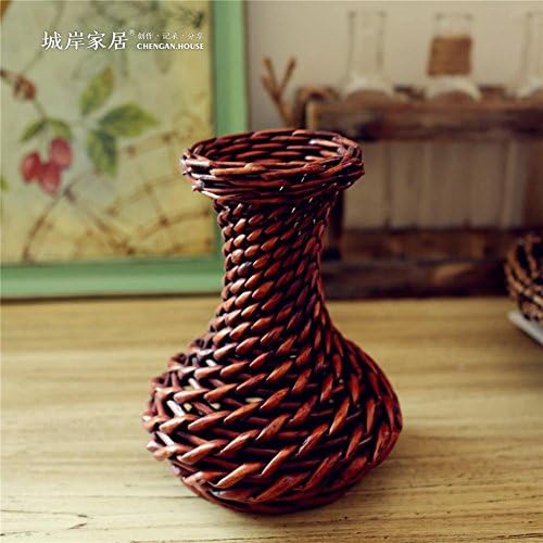 Handmade Willow vase/ beautiful flower/ artificial flowers flower arrangement