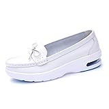 Galleon Truland Women S Leather Nurse Shoes All White Black