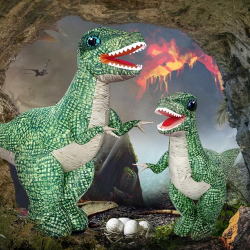 Uniiking® Inflatable Dinosaur Toy for Kids, 2.4GHZ Remote Control Electric Toy with 360°Rotation, Rechargeable Walking Dinosaur Toys for Kids Boys Age 6-8 8-12 Christmas Birthday Gifts