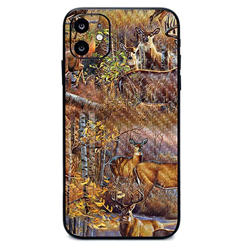 MightySkins Carbon Fiber Skin for Apple iPhone 11 - Artic Camo | Protective, Du…