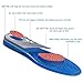 TENWIN GEL Sports Insoles for Shock Absorption, Heel Protection - Unisex Inserts - Relieve Foot Pain, Heel Pain and Against Plantar Fasciitis (US Men's 7.5-14)