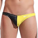 DESMIIT Men's Fashion Swim Briefs,US Small / Tag L(30