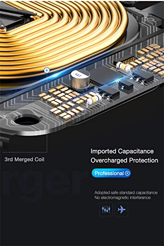 Bokoo Air Vent Gravity Linkage Qi Wireless Charging Holder for Samsung Galaxy S10 S10+ for iPhone Xs MAX XR X 8P