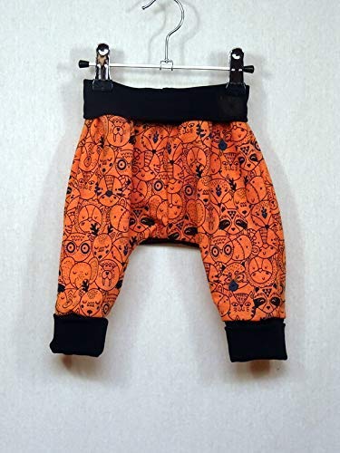 Pantalon Sarouel Bebe En Sweat Orange Motif Animaux Rigolos Amazon Fr Handmade