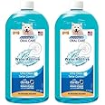 Nylabone Advanced Oral Care Dog Water Additive for Dental Care - Liquid Tartar Remover - Dog Breath Freshener & Teeth-Cleaning Liquid (32 oz.) (Pack of 2)