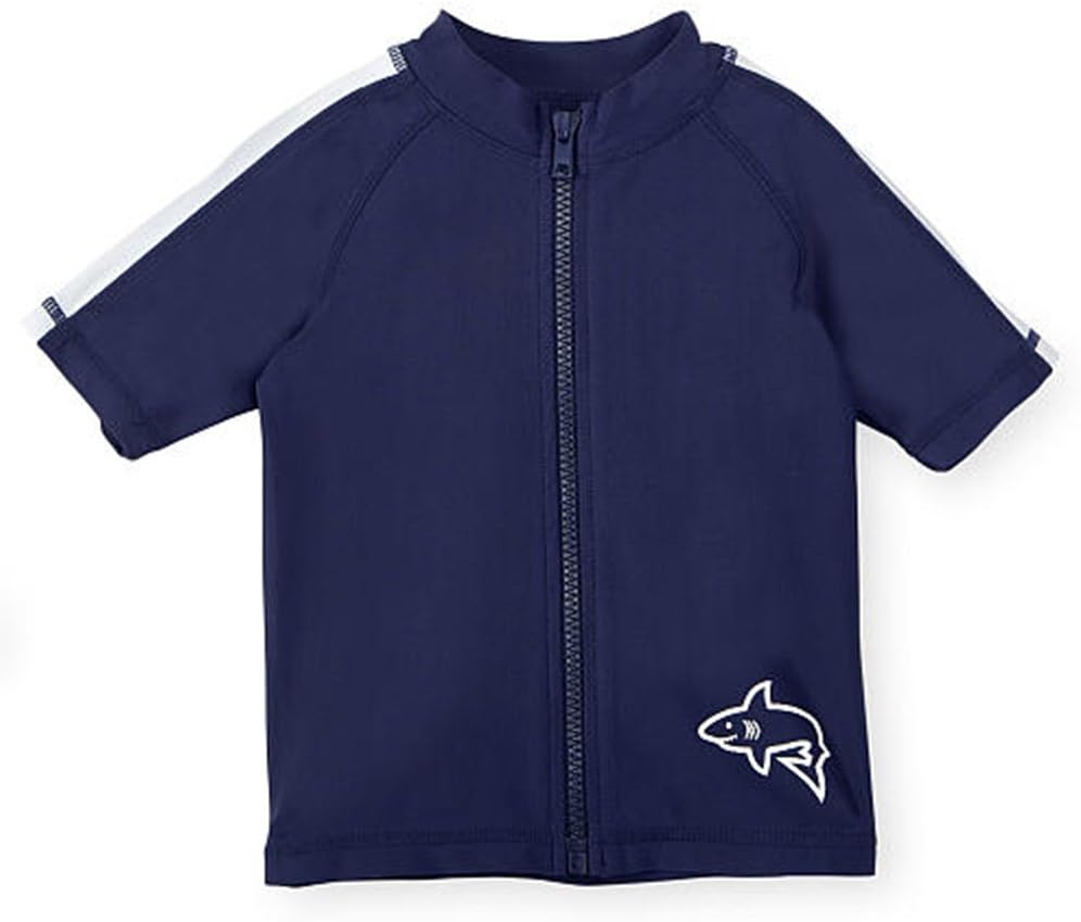 Koala Kids Boys Zip Front Rashguard - Shark