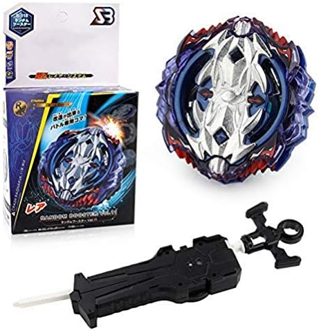 Wywei Bey Burst Blade Evolution String Launcher Grip Kit God Bay Battling Top Booster Geist Fafnir. High Performance 4D Bey Left Right Launcher Spinning Top Boys Game Toys Bey Battle Set (B-118)