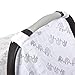 Super Sale!!! 100% Organic Cotton Baby Car Seat Canopy Cover/Stroller Covers Gift Set for Infant or Babies - 3 Adjustment Clips Included (Elephant)
