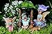 PRETMANNS Fairy Garden Fairies – Miniature Accessories – Fairy Figurines with Boy Fairy & Dog – Gazebo Fairy Garden Kit – 5 Pieces – Fairy Garden Supplies