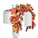 Collections Etc Solar Autumn Sunflower Harvest Mailbox Swag