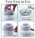 Air Humidifier for Home, Room, Office, Bedroom, Travel, Desk, Table, Nightstand | Mini Portable Personal Diffuser with Lavender Night Light by JZK with Auto Shut-Off, USB Cable, Adapter, Filter