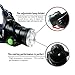 MITHRAS XM-L2 LED Zoom Headlamp, 3 Modes 1000 Lumens Super-Bright Head Torch, Great for Bicycle, Camping, Hiking, with 2 18650 Lithium Batteries & a Charger