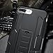 iPhone 8 Plus / 7 Plus Case, Cocomii Robot Armor NEW [Heavy Duty] Premium Belt Clip Holster Kickstand Shockproof Hard Bumper Shell [Military Defender] Full Body Dual Layer Rugged Cover Apple (Black)