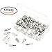 BIGTEDDY - 5mm Shelf Pegs 5mm Cabinet Furniture Shelve Support Divided tabs Pins Rest Nickel Plated Hardware (Pack of 120 with Box)
