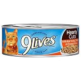 9Lives Hearty Cuts With Real Turkey, Chicken & Cheese In Gravy Wet Cat Food, 5.5Oz Cans (Pack Of 24)
