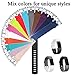 Maledan Bands Replacement Compatible with Fitbit Charge 2, 3-Pack, Black/White/Gray, Small