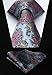 HISDERN Lot 3 PCS Classic Men's Tie Set Necktie & Pocket Square Elegant Neck Ties Collection,T3-07,One Size