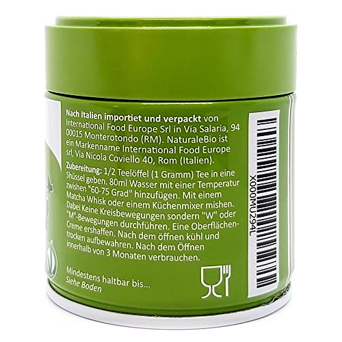Matcha-Tee-Pulver-Bio - Ceremonial Grade - Original Green Tea aus Japan. Grüntee-Pulver Matcha Zeremonie-Qualität… – Bild 6
