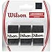 WILSON Advantage Tennis Racquet Over Grip (Pack of 3), Black