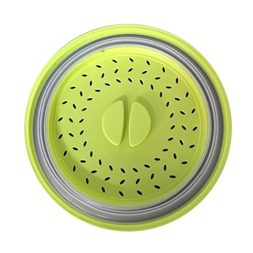 Cubierta para plato de microondas, plegable, de plástico, para ...