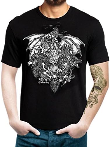 Labartry Men's Round Neck Artist (Game of Thrones) Tshirt 'Valar Morghulis'