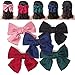 Honbay 5PCS Stylish Big Bow Satin Hair Clips Barrettes