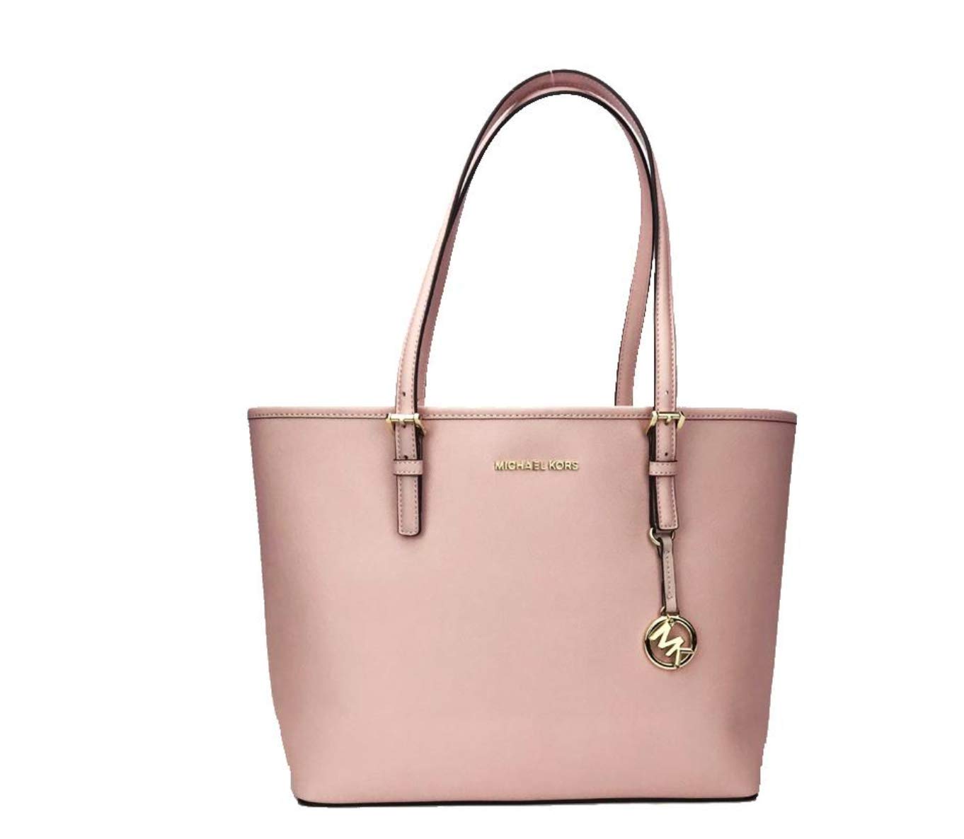 Michael Kors Jet Set Travel Medium Saffiano Leather Carryall Tote