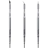 Fanttik C210 Soldering Iron Tips, Replacement Solder Tips for T1 Max(3) | C210-K/I/IS, Rapid Heating, Maximum Required Power 12W, Solder Bits for Soldering Iron