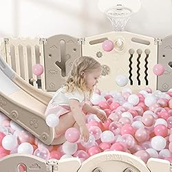 N+A Ball Pit Balls for Toddlers 1-3 with Storage