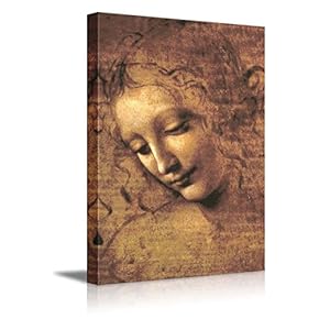 La Scapigliata by Da Vinci - Canvas Print