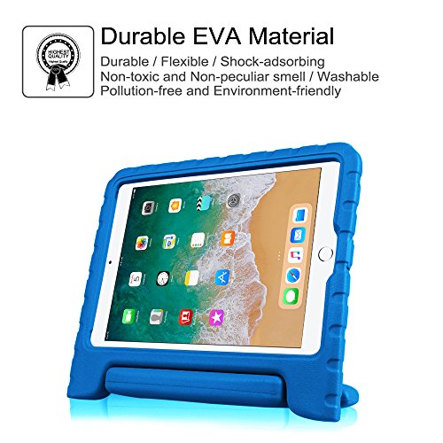 Fintie iPad Pro 10.5 Case - Kiddie Series Light Weight Shock Proof Convertible Handle Stand Bumper Cover [Kids Friendly] for Apple iPad Pro 10.5 Inch 2017 Release Tablet, Blue