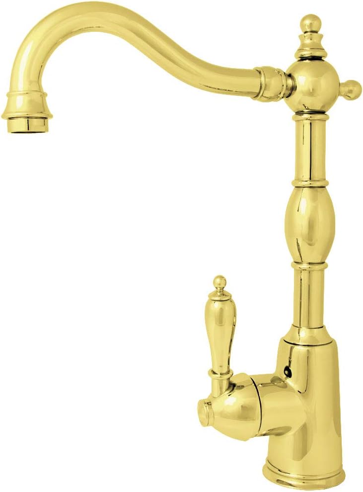 NOSTALGIC GOLD KITCHEN SINK MIXER TAP Amazon.co.uk DIY & Tools