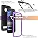 Moto Z2 PLAY / Z2 Force Case, COVRWARE [Aegis Series] w/ Built-in [Screen Protector] Heavy Duty Full-Body Rugged Holster Armor Case [Belt Swivel Clip][Kickstand] for Moto Z2 PLAY / Z2 Force, Purple