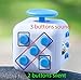 LPVLUX Fidget Stress Dice Toy Cube – Flippy Chain Fidget Toy – The Premium Fidget Dice Anti-anxiety, Depression, Stress, ADD & ADHD Cube for Children/Adults (White/Blue)