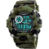 Timsty Digital Sports Boys Watch Waterproof Military Camouflage Great Christmas Gift for Boys &amp; Teens