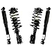 Prime Choice Auto Parts SUSPKG138 2 Front Strut Assemblies and 2 Rear Shock Absorbers