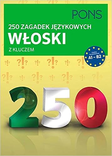Amazonit 250 Zagadek Jezykowych Wloski Z Kluczem