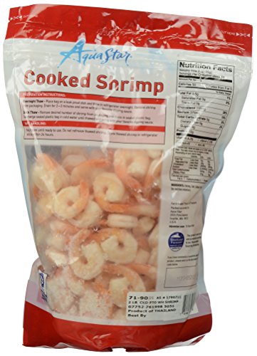 1 Cooked+Peeled+Shrimp+71+90ct+Frozen